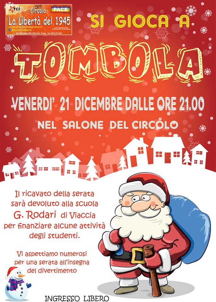 Immagini Tombola Di Natale.Tombola Di Natale Associazione Arci Prato